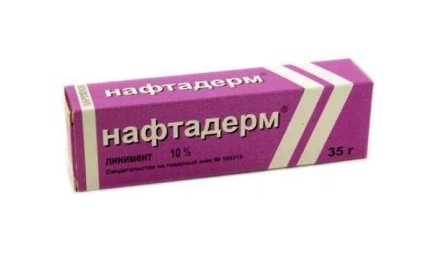 Нафтадерм, линимент 10%