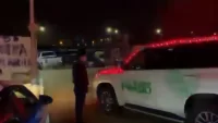 Водителей оштрафовали за гирлянды на авто в Актау