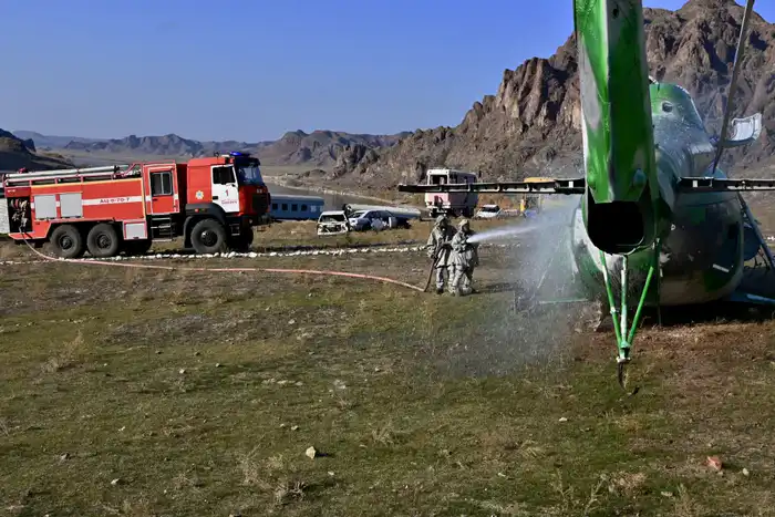 В Алматинской области прошли учения специалистов РХБ-защиты (4)