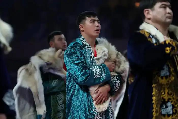 Астанада «Қазақстан барысы – 2025» XIV республикалық турнирінің ашылу салтанаты өтті (7)