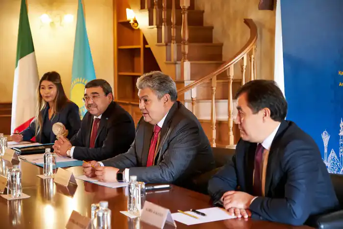 Министр иностранных дел Казахстана встретился с главами ведущих итальянских компаний (6)