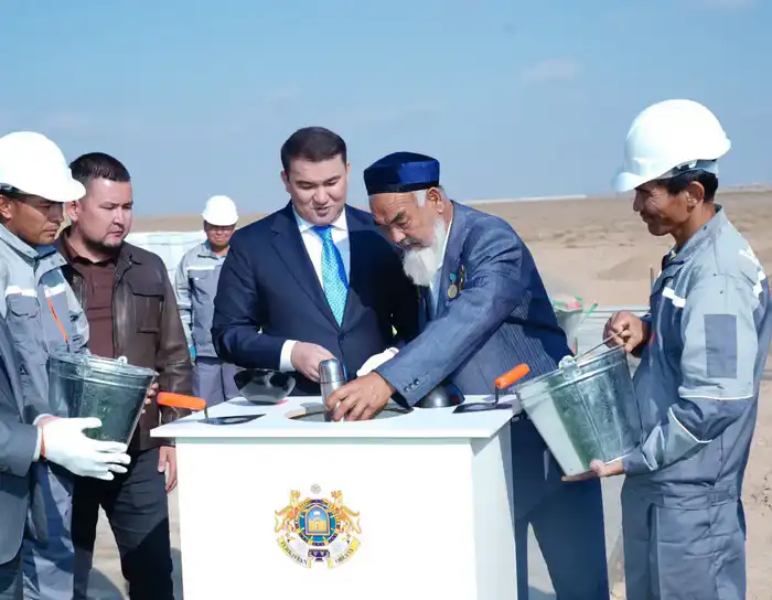 ТУРКЕСТАН: ЗАЛОЖЕНА КАПСУЛА НОВОГО ПРОИЗВОДСТВА СТОИМОСТЬЮ 7 МЛРД ТЕНГЕ НА ТЕРРИТОРИИ СПЕЦИАЛЬНОЙ ЭКОНОМИЧЕСКОЙ ЗОНЫ «TURAN» (7)