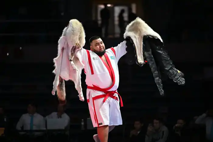 Марат Байқамұров «Қазақстан барысы – 2025» турнирінің жеңімпазы атанды! (2)