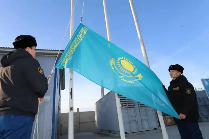 В Мангистауской области на службу заступил новый корабль береговой охраны (9)