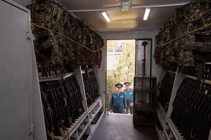 Главнокомандующий Национальной гвардией проверил воинские части в городе Усть-Каменогорск (6)