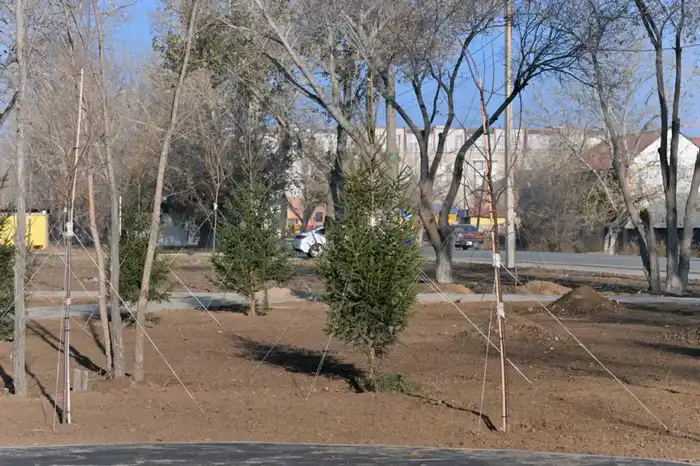 В Семее в микрорайоне «Юность» строится современное общественное пространство (7)