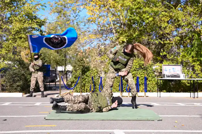 Столичные школьники вступили в ряды движения «Жас сарбаз» (4)