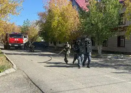 В Сарань прошли антитеррористические учения «Сарань-Антитеррор-2025» (5)