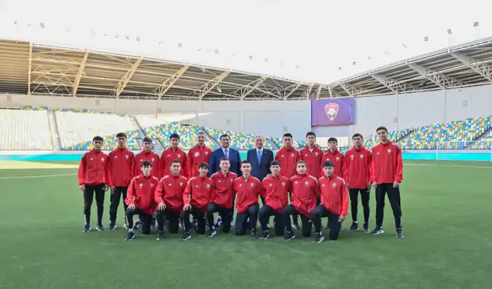 Глава государства посетил Центральный стадион в Кызылорде (4)