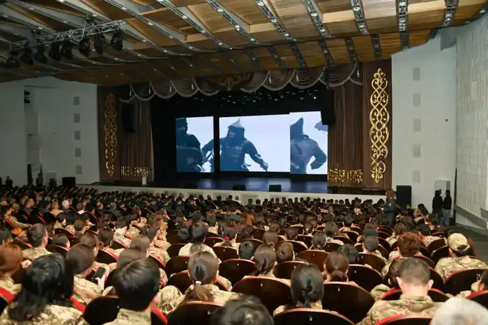 В Астане прошла военно-патриотическая акция «Ел қорғау – нағыз ерлер ісі» (7)