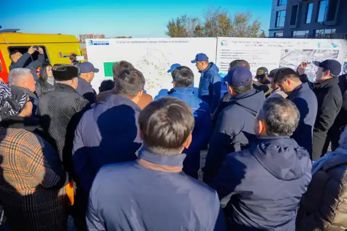 В Астане еще один жилой массив подключен к природному газу (7)