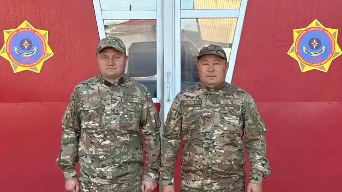 30-летие МЧС: опоры и хранители службы — капитан Улан Нурбеков и старшина Равиль Шарафудинов (3)