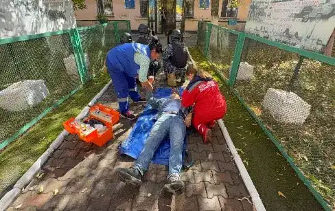 В Сарань прошли антитеррористические учения «Сарань-Антитеррор-2025» (4)