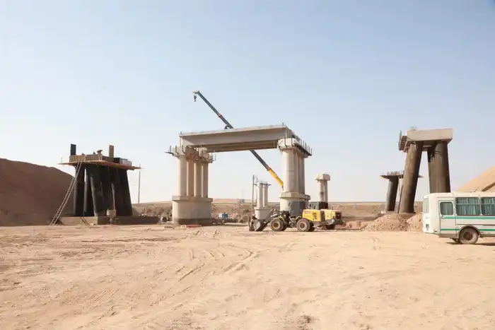 ТУРКЕСТАН: ИНТЕНСИВНО ВЕДЕТСЯ СТРОИТЕЛЬСТВО ЖЕЛЕЗНОДОРОЖНОЙ ЛИНИИ "ДАРБАЗА – МАКТААРАЛ" (3)