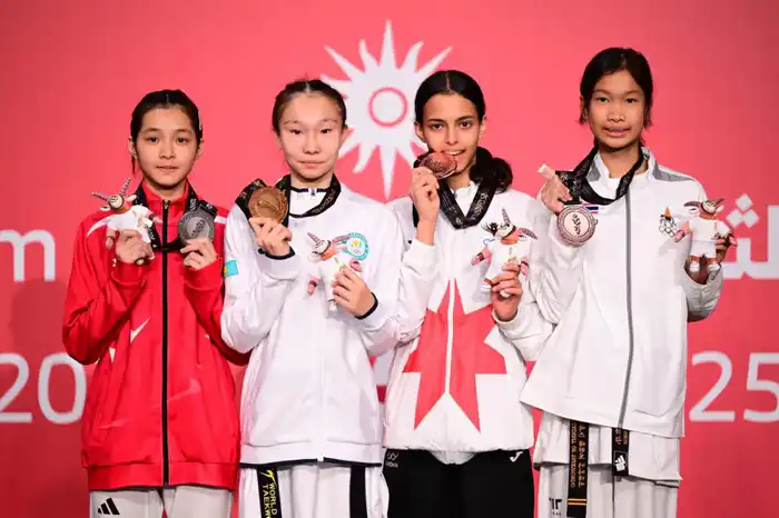 Столичная таеквондистка завоевала золотую медаль на Юношеских Азиатских играх (5)