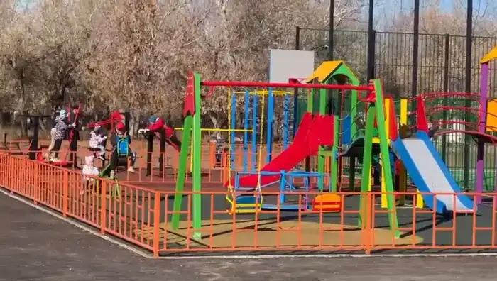 В Целиноградском районе расширяется сеть детских и спортивных площадок (6)