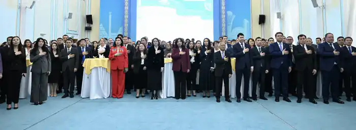 В преддверии Дня Республики в МИД Казахстана состоялось торжественное собрание (2)