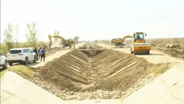 Реконструкция канала протяженностью 15 км началась в Туркестанской области (2)