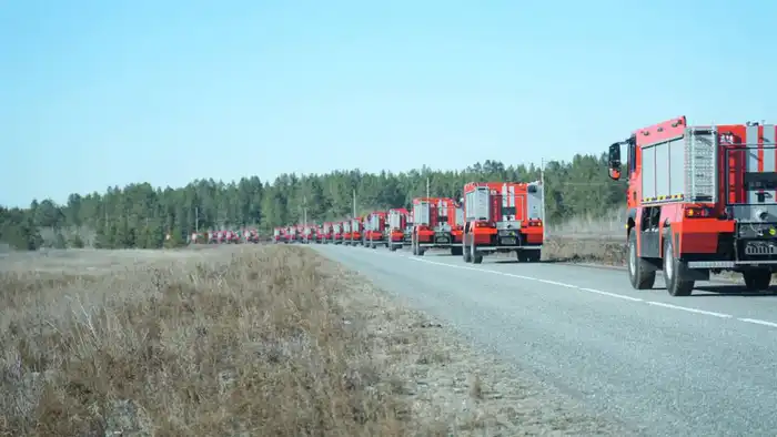 ГЛПР «Ертіс орманы» и «Семей орманы» оснащены новой пожарной техникой (10)