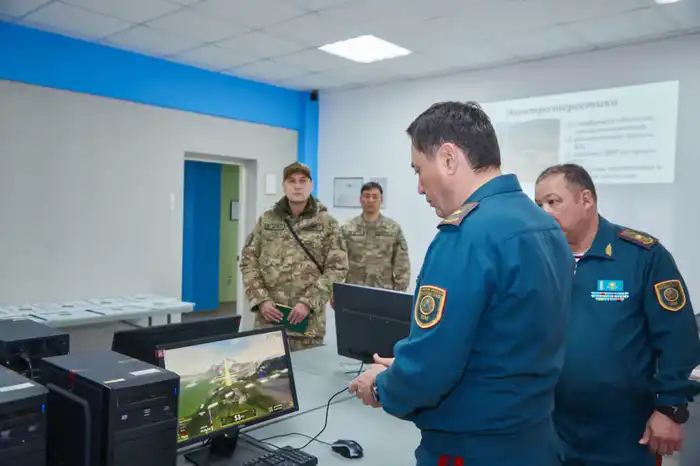 Главнокомандующий Национальной гвардией проверил воинские части в городе Усть-Каменогорск (2)