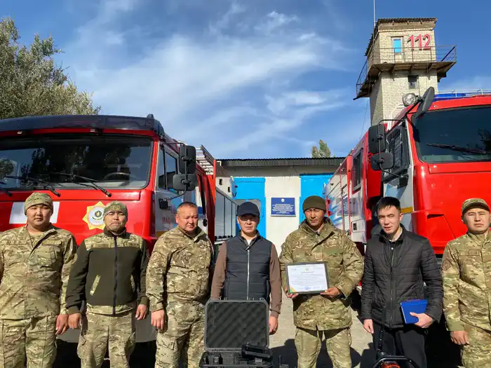 В район Мақаншы поступила новая пожарно-спасательная техника (2)