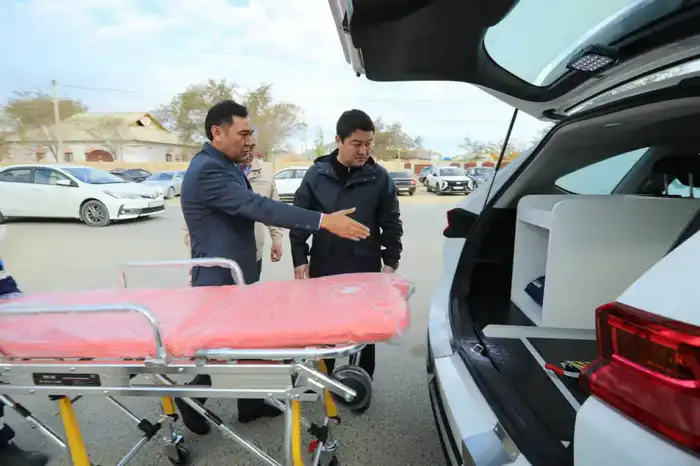 Нурдаулет Килыбай поручил ускорить ремонт больницы и восстановить работу газорегулирующей станции в Бейнеуской районе (2)