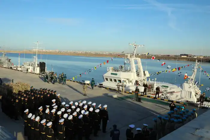 В Мангистауской области на службу заступил новый корабль береговой охраны (8)