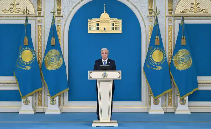 Глава государства в ходе телемоста открыл автомобильный завод KIA Qazaqstan (7)