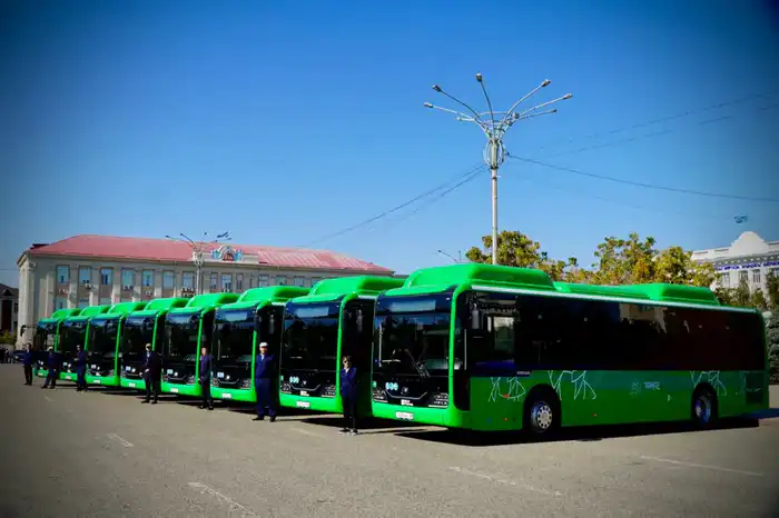 Автопарк Тараза пополнился 24 новыми автобусами (6)