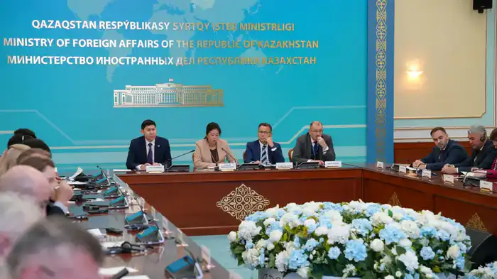 Вице-министр юстиции Ботагоз Жакселекова приняла участие в брифинге для представителей дипломатического корпуса (2)