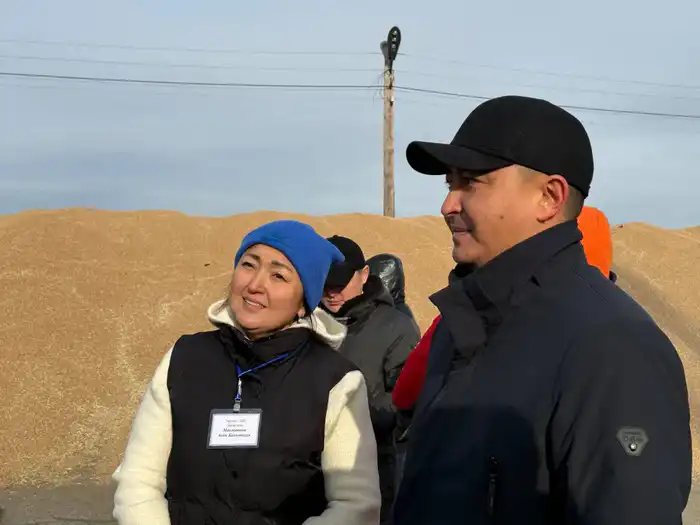 Аким области с рабочей поездкой посетил Жамбылский район (10)