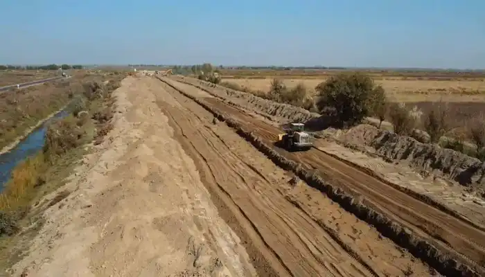 Реконструкция канала протяженностью 15 км началась в Туркестанской области (4)