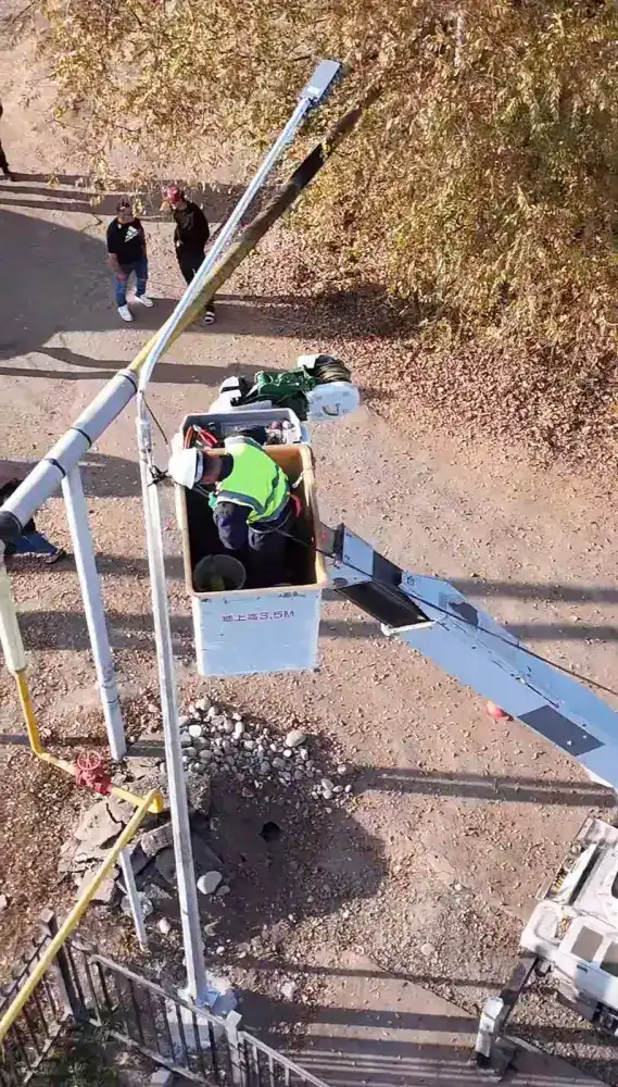 Освещение на 100%: в Алатауском районе Алматы завершают обновление уличного освещения (4)