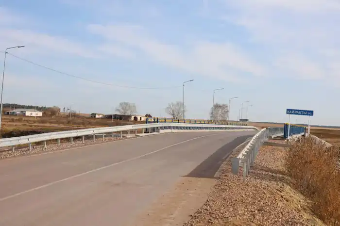 В Буландынском районе построен новый мост, соединяющий два села (3)