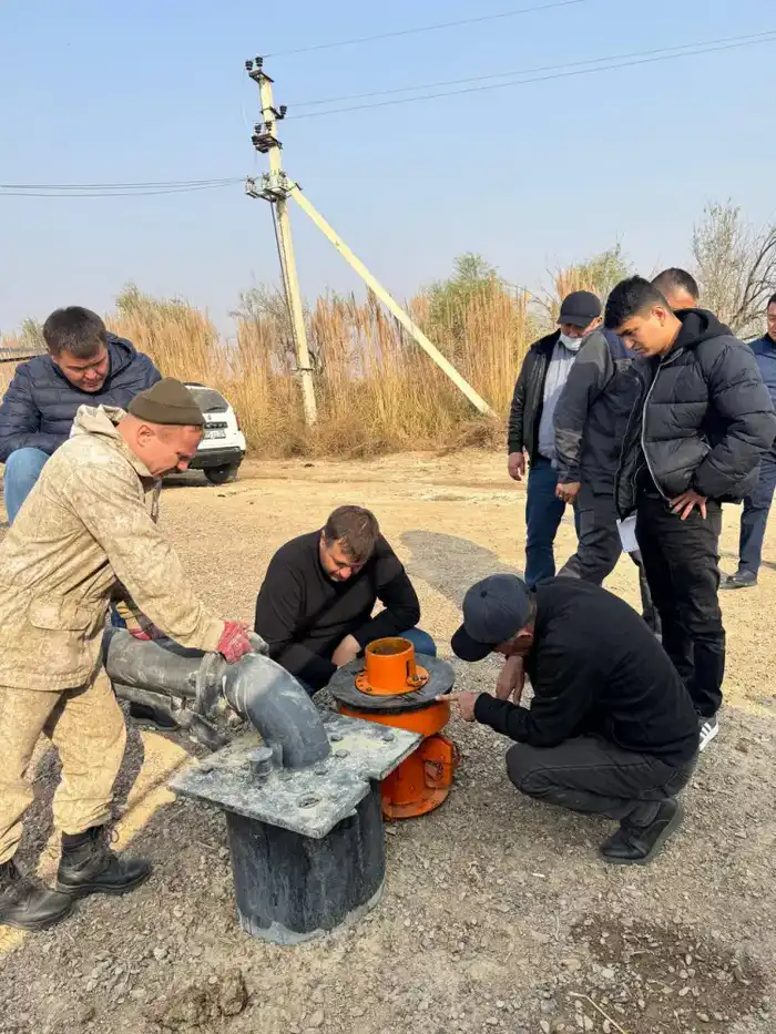 Казахский научно-исследовательский институт водного хозяйства проводит испытания новой технологии откачки подземных вод (3)