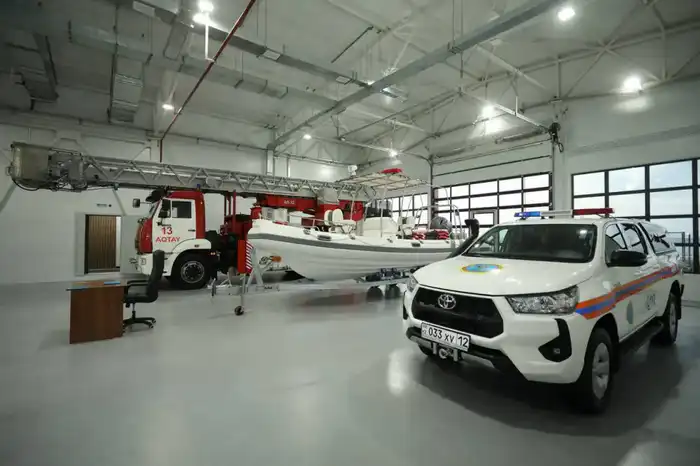 В Мангистау открылись три новых пожарных центра (8)