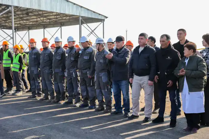 Завод по производству извести запустили в Жамбылской области (3)