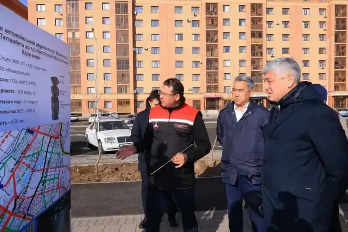 В Караганде открылось движение по новой дороге (3)