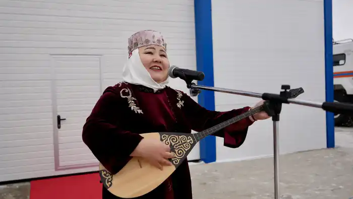 В селе Родина Глава МЧС открыл ДПФ (8)