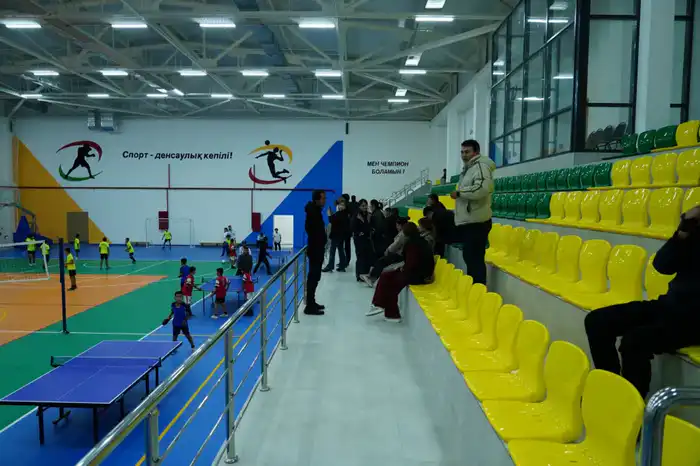 ТУРКЕСТАН: В КЕЛЕССКОМ РАЙОНЕ ОТКРЫЛСЯ СПОРТИВНЫЙ КОМПЛЕКС НА 250 МЕСТ (7)