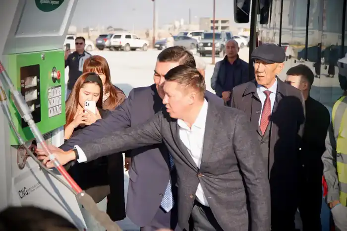 В Таразе открыли автомобильную газонаполнительную станцию (3)