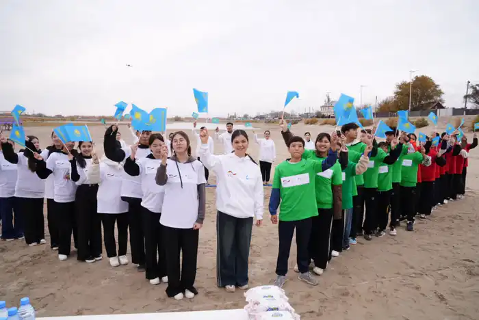 120 кг мусора убрали с прибрежных территорий школьники Кызылорды в рамках экологической акции «Экономь воду – сохраняй будущее!» (3)