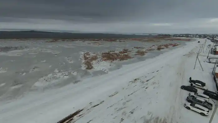 В селе Зеренда завершено строительство защитного вала (3)