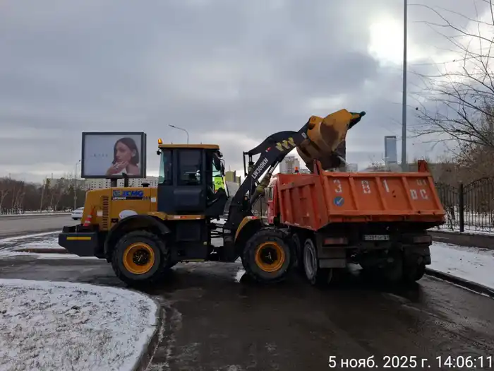 За два дня из Астаны вывезено более 3 000 кубометров снега (6)