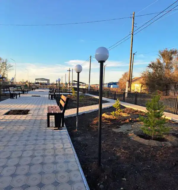 В селе Кеншокы Шетского района благоустроили парк (3)