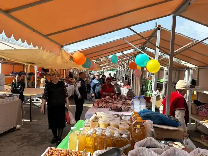 В Алмалинском районе Алматы открылась вторая ярмарка выходного дня (3)