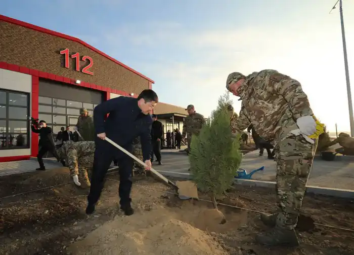 В Мангистау открылись три новых пожарных центра (10)