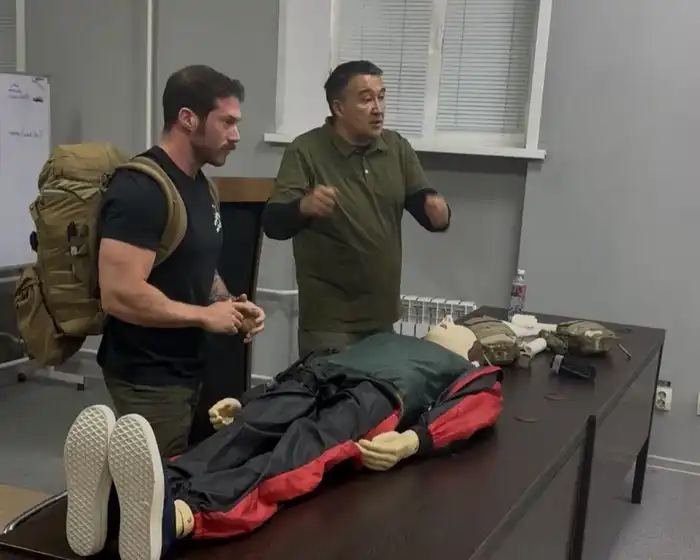 Военнослужащие Нацгвардии прошли тренинг по тактической медицине совместно с инструкторами ВС США (5)