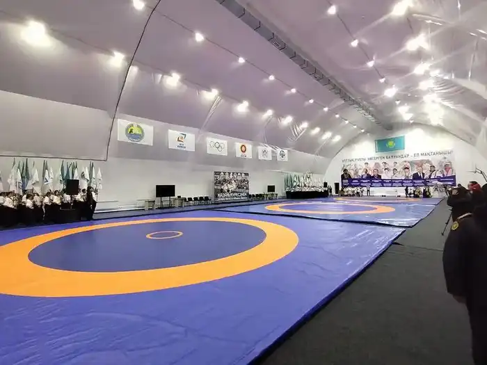 Новый модульный спортивный зал заработал в Балхаше (4)