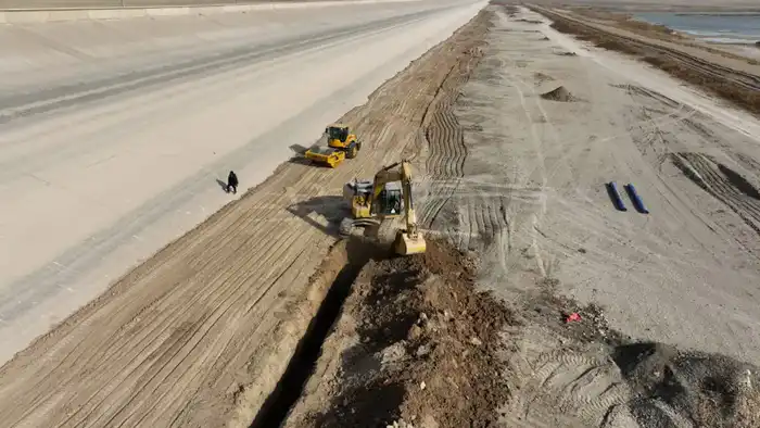 60 тыс. кубометров песка и гравия извлечены из Коксарайского контррегулятора для улучшения подачи воды в Кызылординскую область (7)